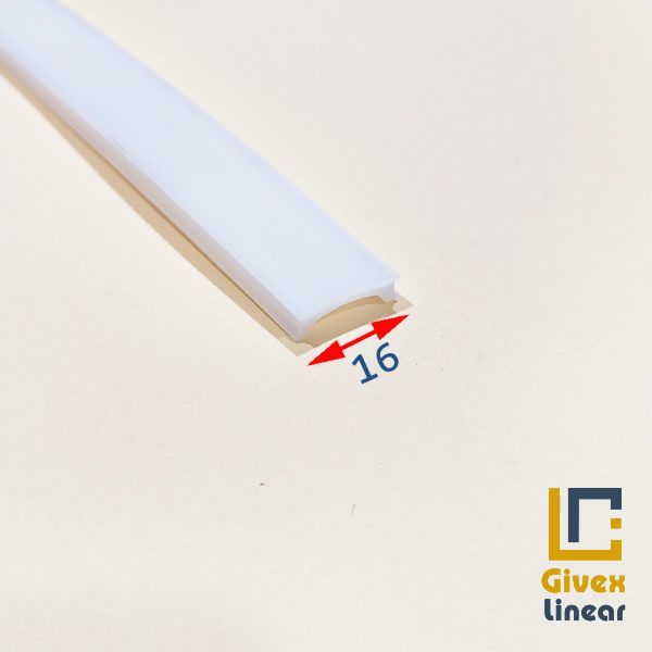 لاین نوری توکار دیفیوزر سیلیکونی لاین نوری 16 میل