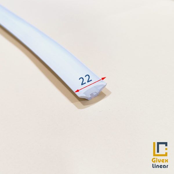 گیوکس پروفیل سیلیکونی لاین نوری کنج 22 برش 13 میل