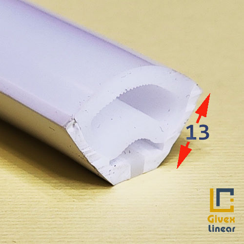 گیوکس پروفیل سیلیکونی لاین نوری کنجی 16 برش 16 میل