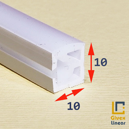 گیوکس پروفیل سیلیکونی لاین نوری قوس پهلو 10 برش 10 میل
